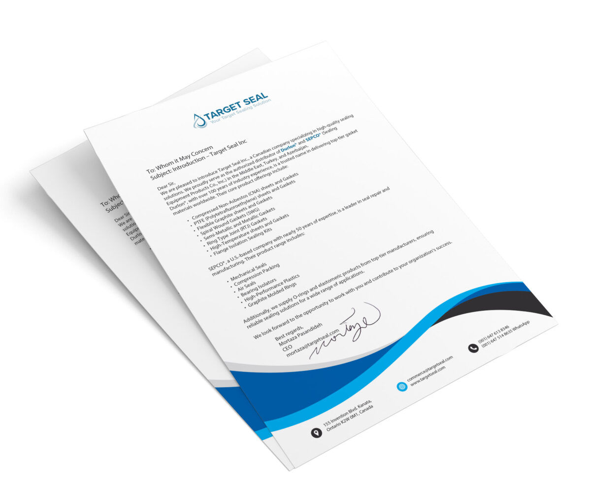 targetseal, gasket, Durlon,, Canada